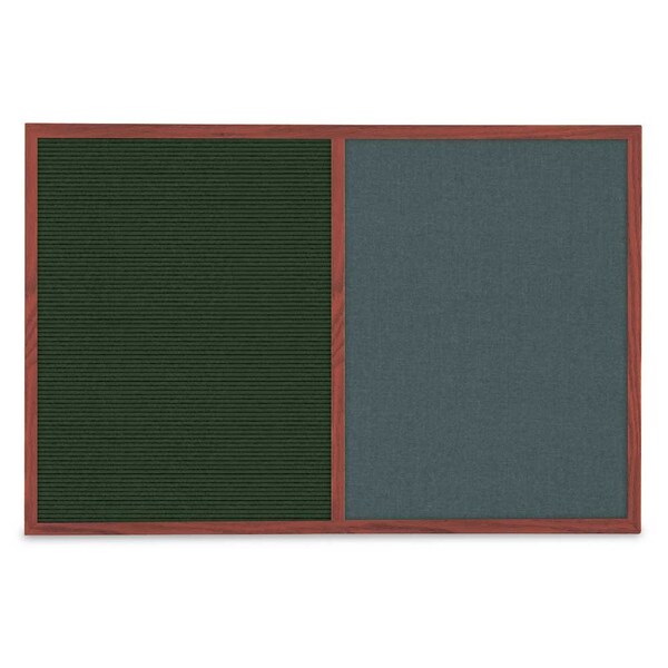 Slim Style Indoor Enclosed Corkboard, 36